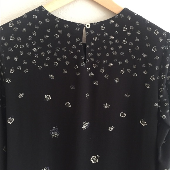 Silk Floral Mini Dress - Picture 3 of 7